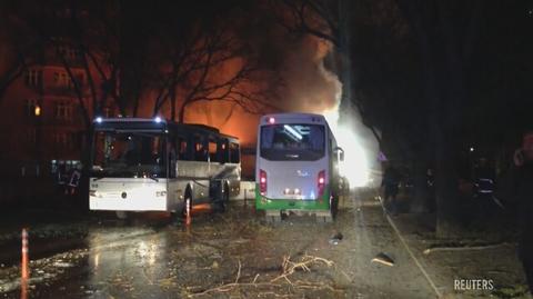Moment wybuchu w Ankarze