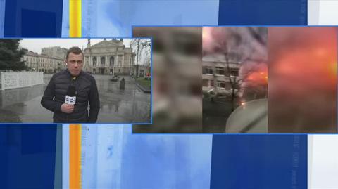 Reporter Faktów TVN o katastrofie helikoptera w Browarach