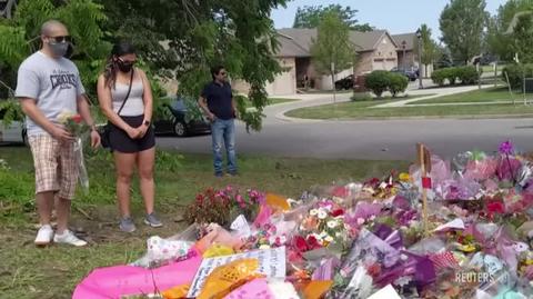 Ceremonia pogrzebowa rodziny kanadyjskich muzułmanów zabitych przez kierowcę 