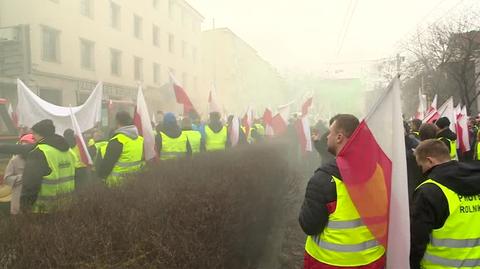 Rolniczy protest we Wrocławiu