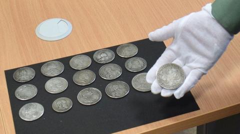 Monety odzyskane przez celników