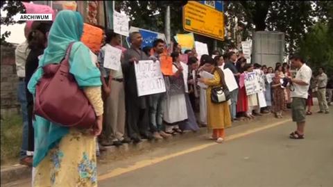 Protesty przeciwko "zabójstwom honorowym" w Pakistanie, wideo archiwalne 