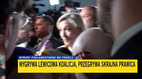 Wyniki wyborów we Francji. Komentuje Marine Le Pen