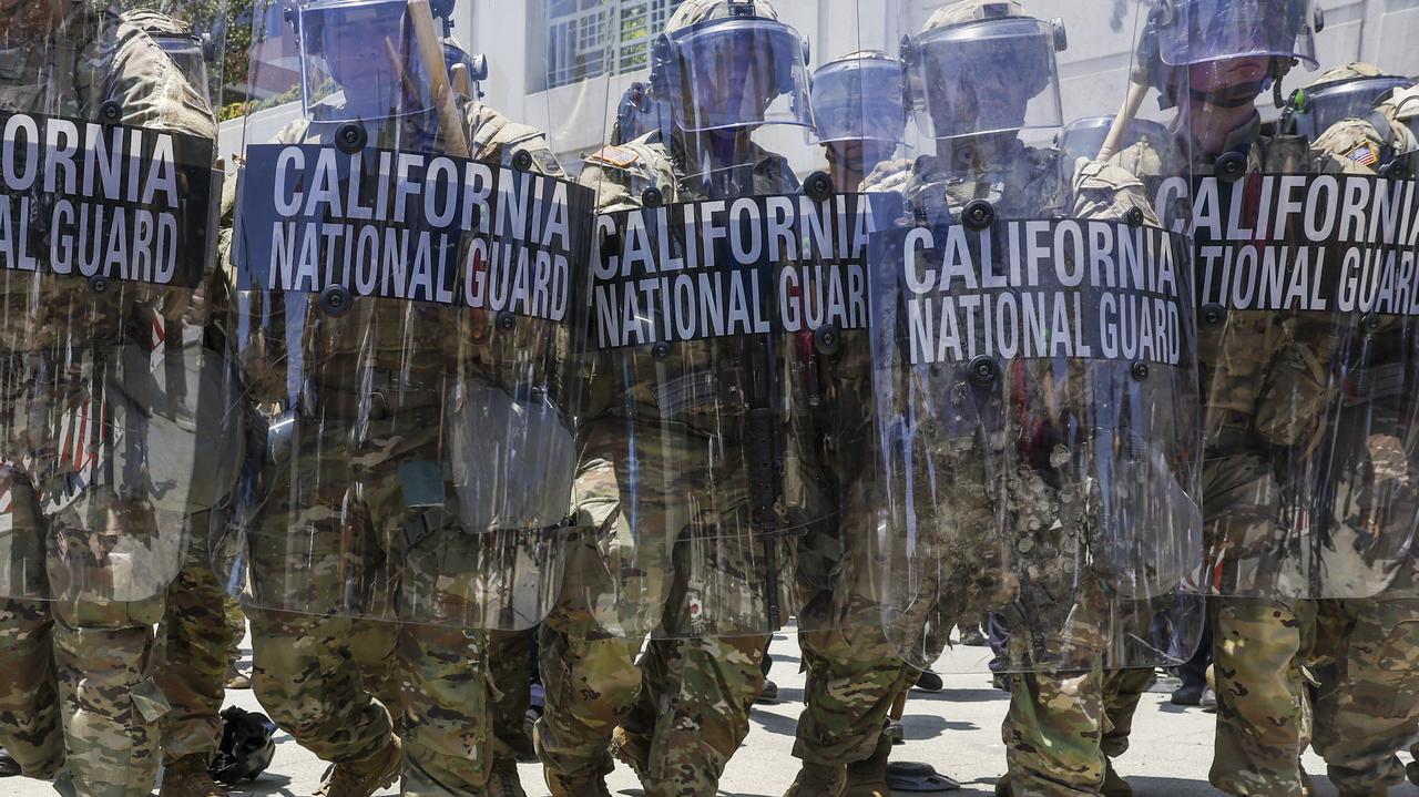 Gwardia Narodowa wycofuje się z Los Angeles