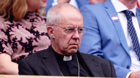 Arcybiskup Canterbury Justin Welby na nagraniach archiwalnych