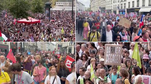 W całej Francji trwały protesty przeciwko nowemu premierowi 