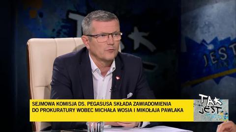 Marcin Bosacki on Michał Woś's activities around the Justice Fund