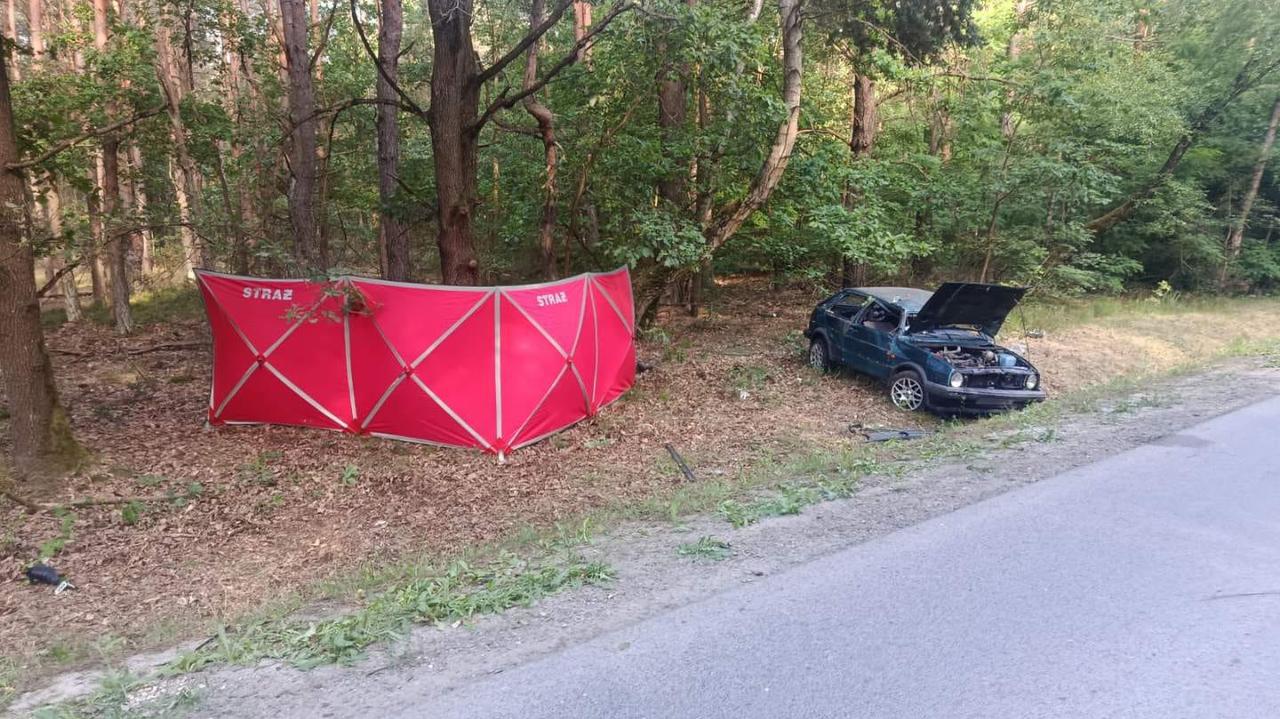 22-latek zginął w wypadku pod Staszowem, cztery osoby w szpitalu