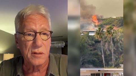 Aktor James Woods o pożarze swojego domu w Los Angeles