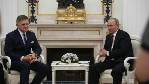 Putin mówi, że Słowacy "z przyjemnością udostępnią swój kraj"