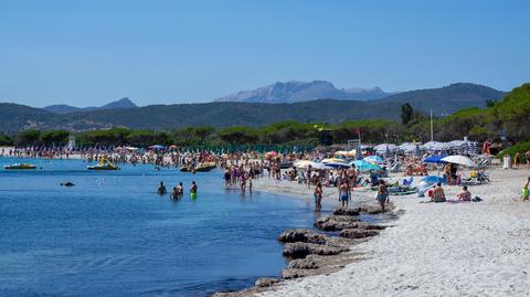 Dwie osoby zmarły na plażach Sardynii