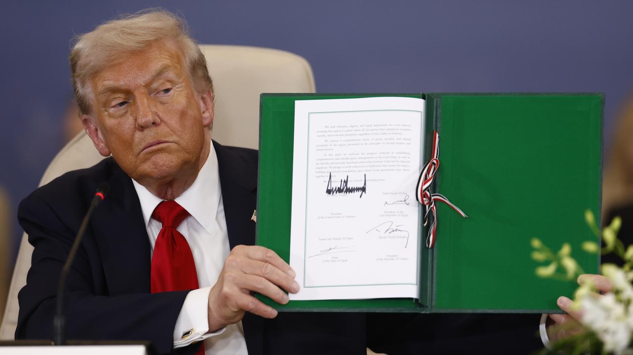 Przywódcy podpisali się pod planem pokojowym Donalda Trumpa. "To zajęło trzy tysiące lat"