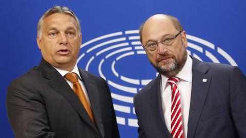 Orban i Schulz o kryzysie imigracyjnym: Był pewny już dwa lata temu