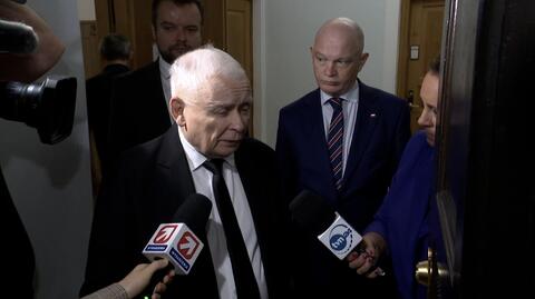 Kaczyński o przełożonym kongresie partii 