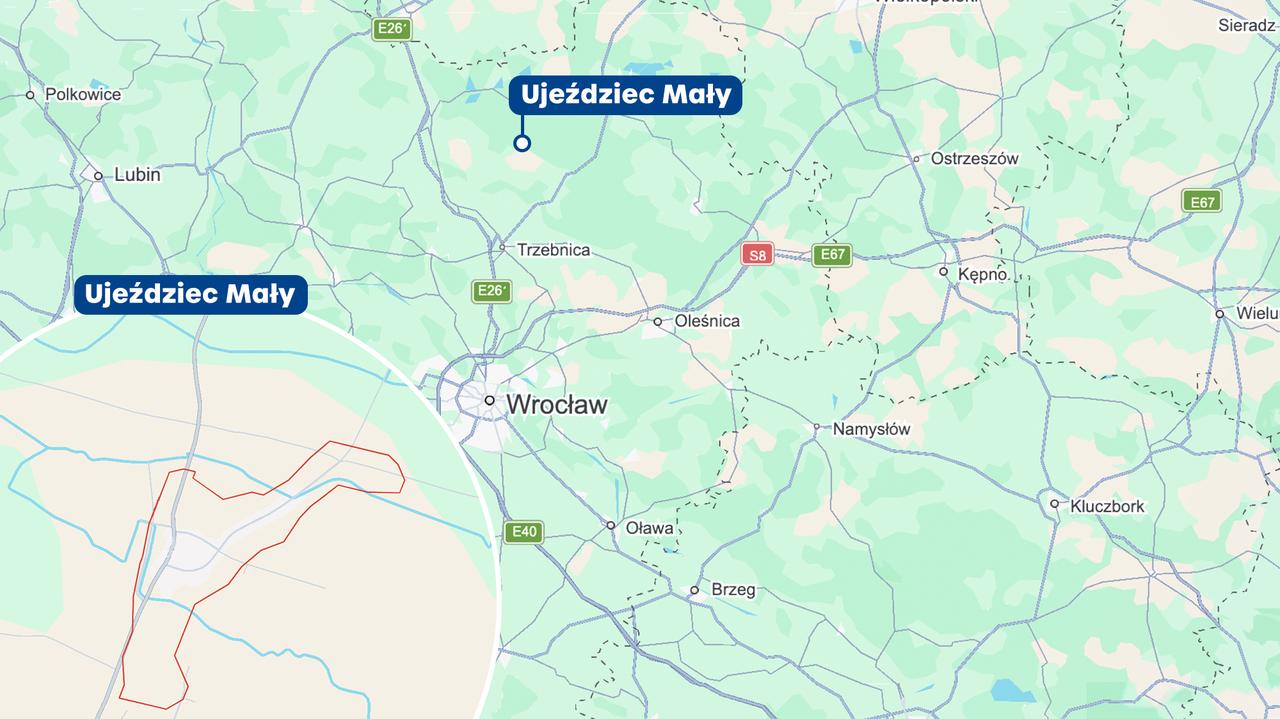 Czołowe zderzenie busów w Ujeździecu Małym — jedna osoba reanimowana