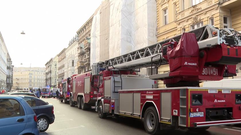 W centrum Szczecina wybuchł pożar