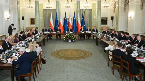 Bezpieczeństwo, CPK i Pegasus tematami rozmów podczas Rady Gabinetowej