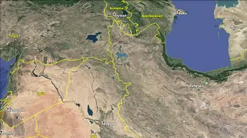 iran mapka