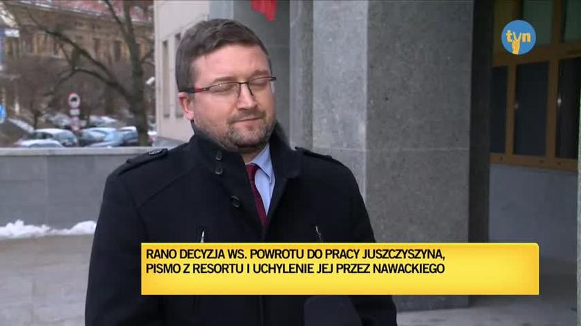 Paweł Juszczyszyn nie wraca jednak do orzekania