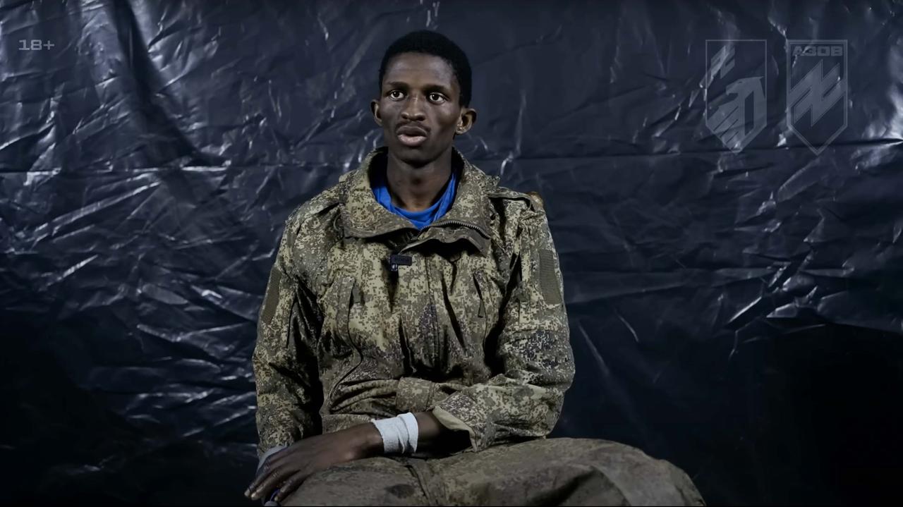 Schwytali na froncie studenta z Senegalu. Walczył po stronie Rosji