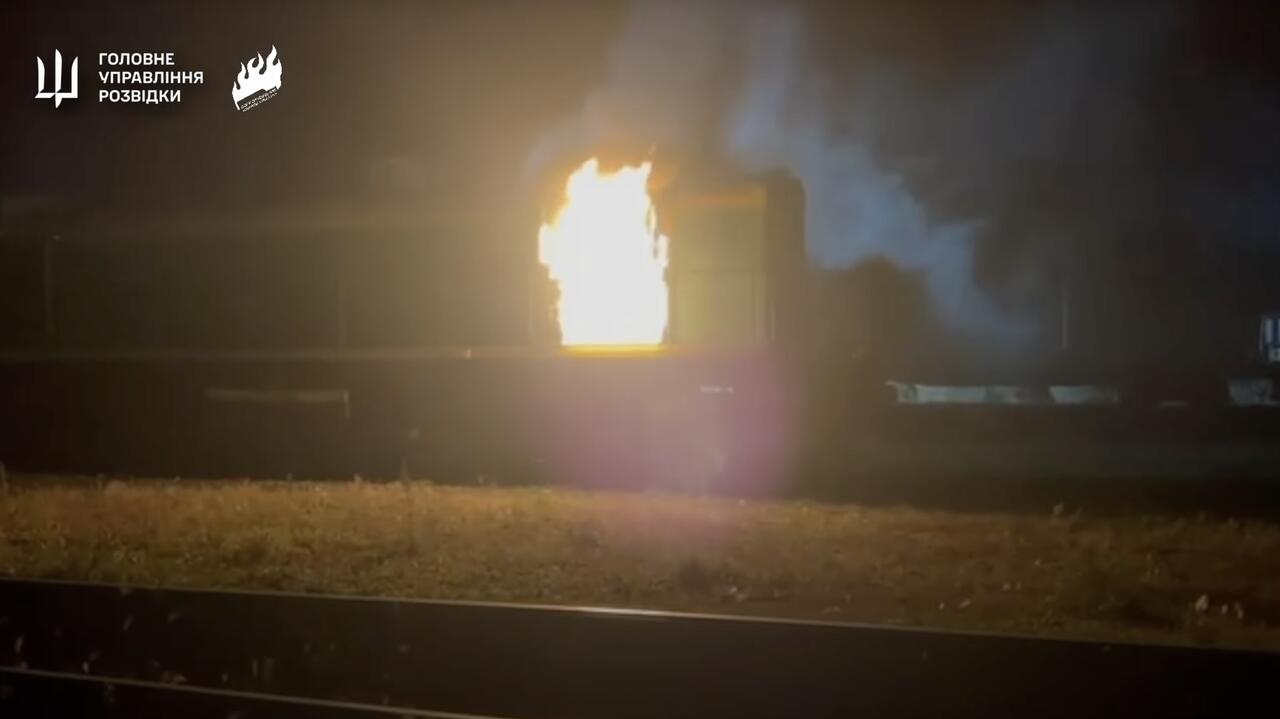 Rosyjski "ruch oporu" puścił z dymem dziesiątki lokomotyw