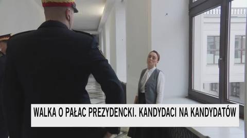 Rozmowa Adamek ze Strażą Marszałkowską i dyrektorką Biura Obsługi Mediów o ograniczeniach dla dziennikarzy