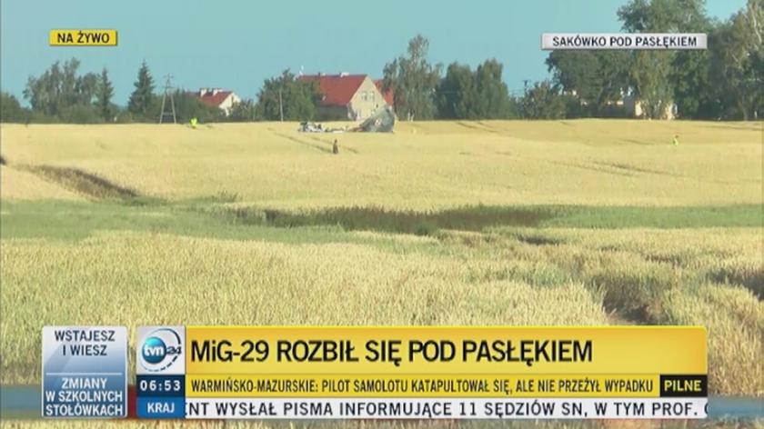Major rezerwy Michał Fiszer o katastrofie samolotu