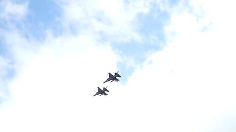F-16 na ukraińskim niebie. Zełenski pokazał nagranie 