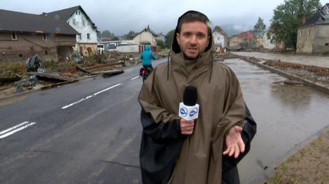 Jak wygląda Lądek-Zdrój po fali powodziowej? Reporter TVN24 jest na miejscu