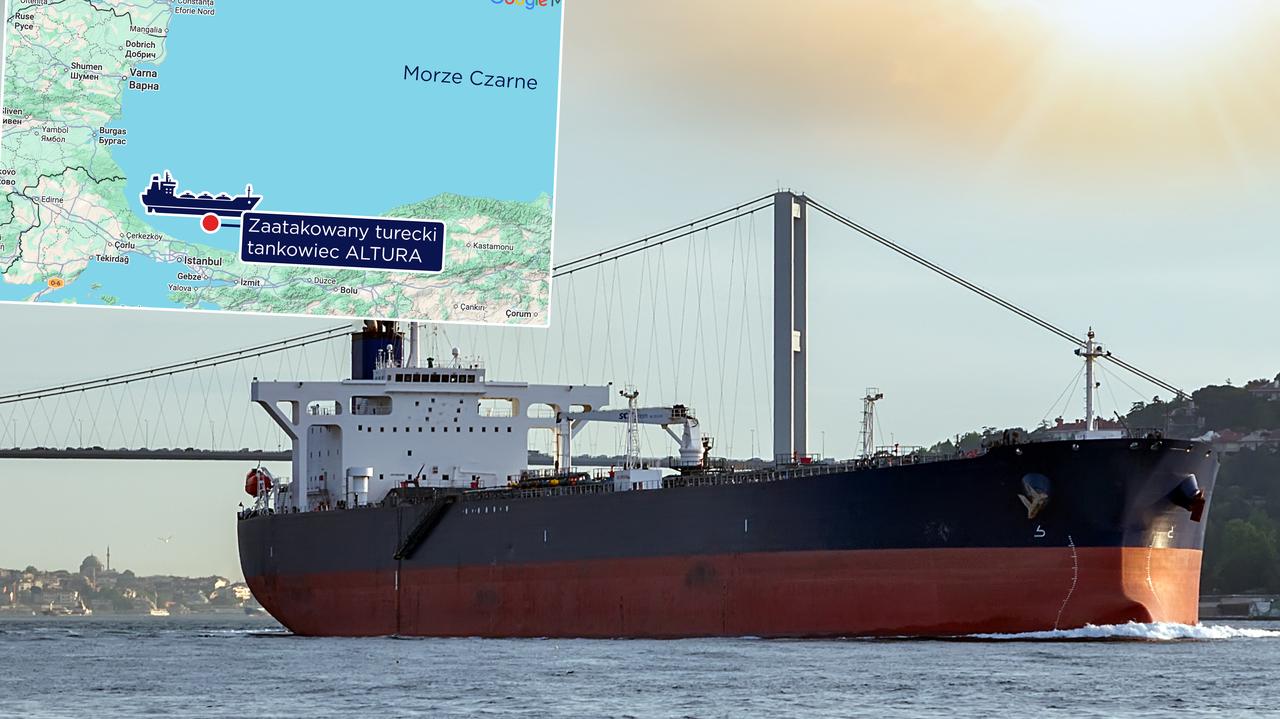 Eksplozja na Morzu Czarnym. Tankowiec trafiony