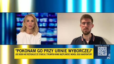 Ekspert o "masie krytycznej, która skłoniłaby Bidena do ustąpienia" 