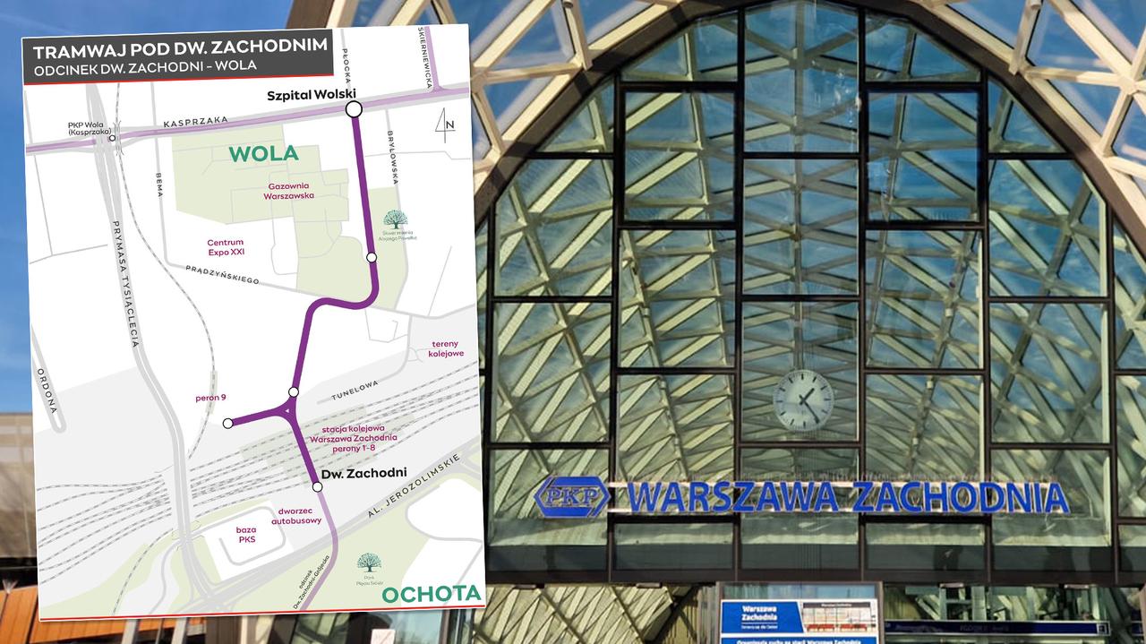 Z Woli na Dworzec Zachodni. Wybrano projektanta nowej trasy tramwajowej