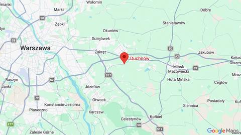 Balon spadł w ty rejonie