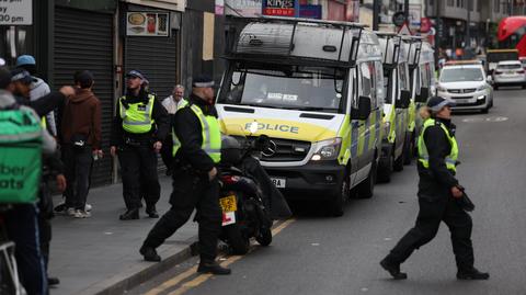 Zamieszki przed Downing Street