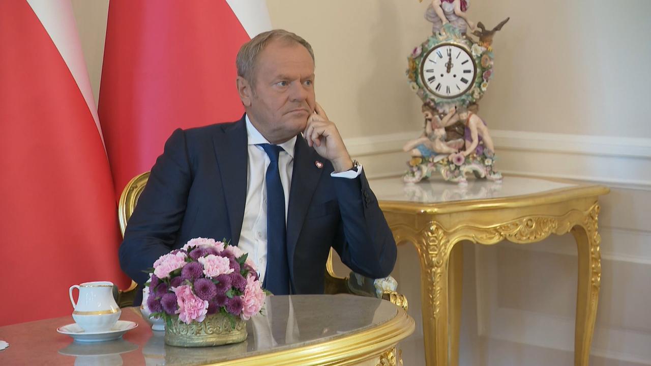 Nawrocki kazał Papie czekać. Nie przywitał premiera przed Pałacem