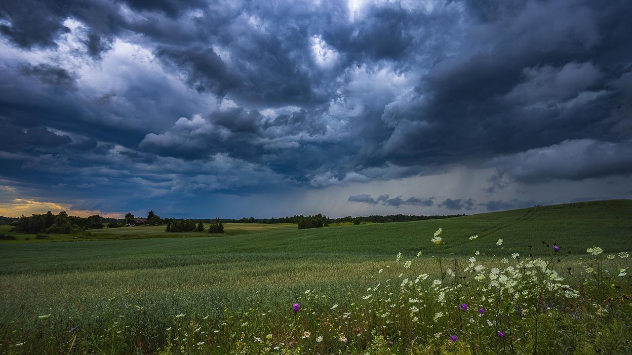 Gdzie jest burza? Wiatr przybiera na sile, mocniej pada