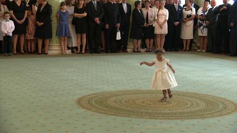 Mała baletnica w Pałacu Prezydenckim. Skradła serca wszystkich gości