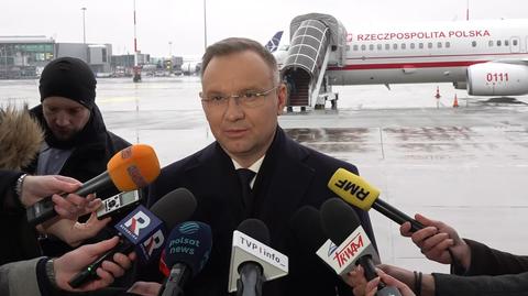 Prezydent: słowa nic nie kosztują, słowami nie da się obronić Ukrainy