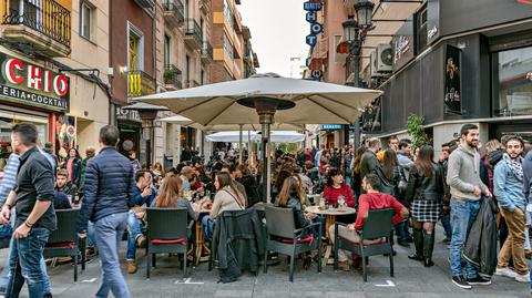 Hiszpania, Malaga. Protest przeciwko masowej turystyce (czerwiec 2024)