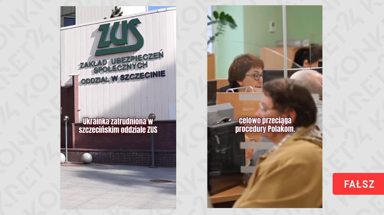 "Ukrainka z ZUS opóźnia procedury Polakom"? Zmyślone oskarżenia