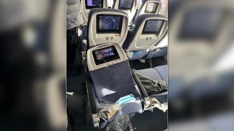 Skutki turbulencji w samolocie linii Air Europa lecącego do Urugwaju