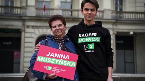 Wybory samorządowe Poznań 2024. Babcia i wnuk startują do rady miasta
