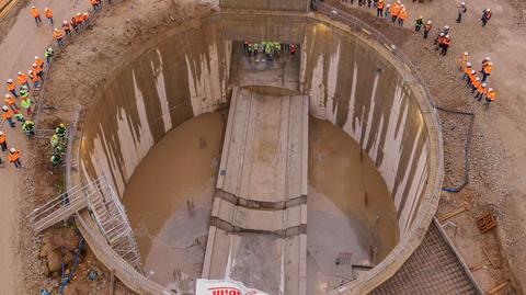 Tarcza Faustyna zakończyła drążenie tunelu pod Łodzią