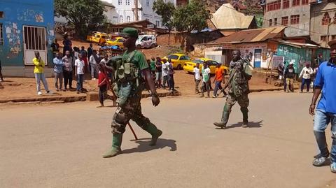 Rebelianci M23 w Bukavu na wschodzie Demokratycznej Republiki Konga