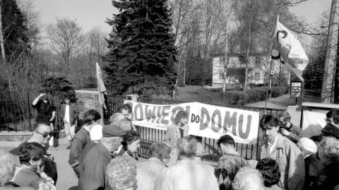 Rafał Grupiński o protestach przed konsulatem Rosji w latach 90.