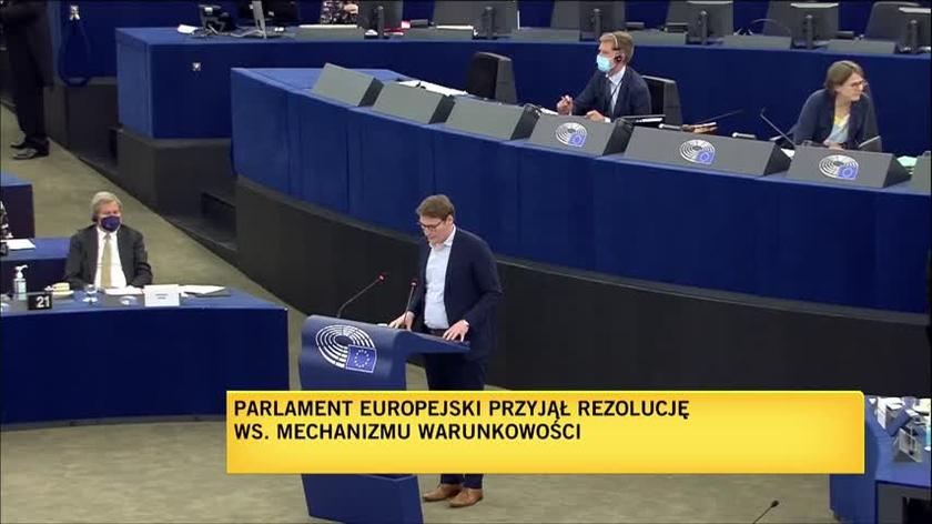 Parlament Europejski przyjął rezolucję w sprawie mechainzmu warunkowości. Dyskusja europosłów