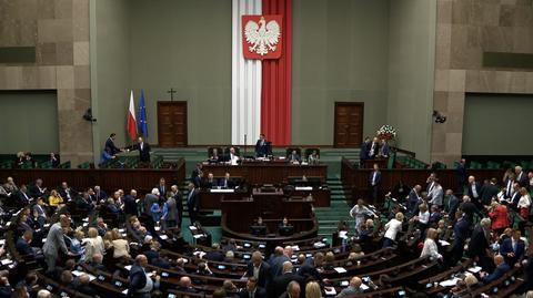 Pierwsze posiedzenie Sejmu po powodzi na południu Polski. Głos zabrał Donald Tusk