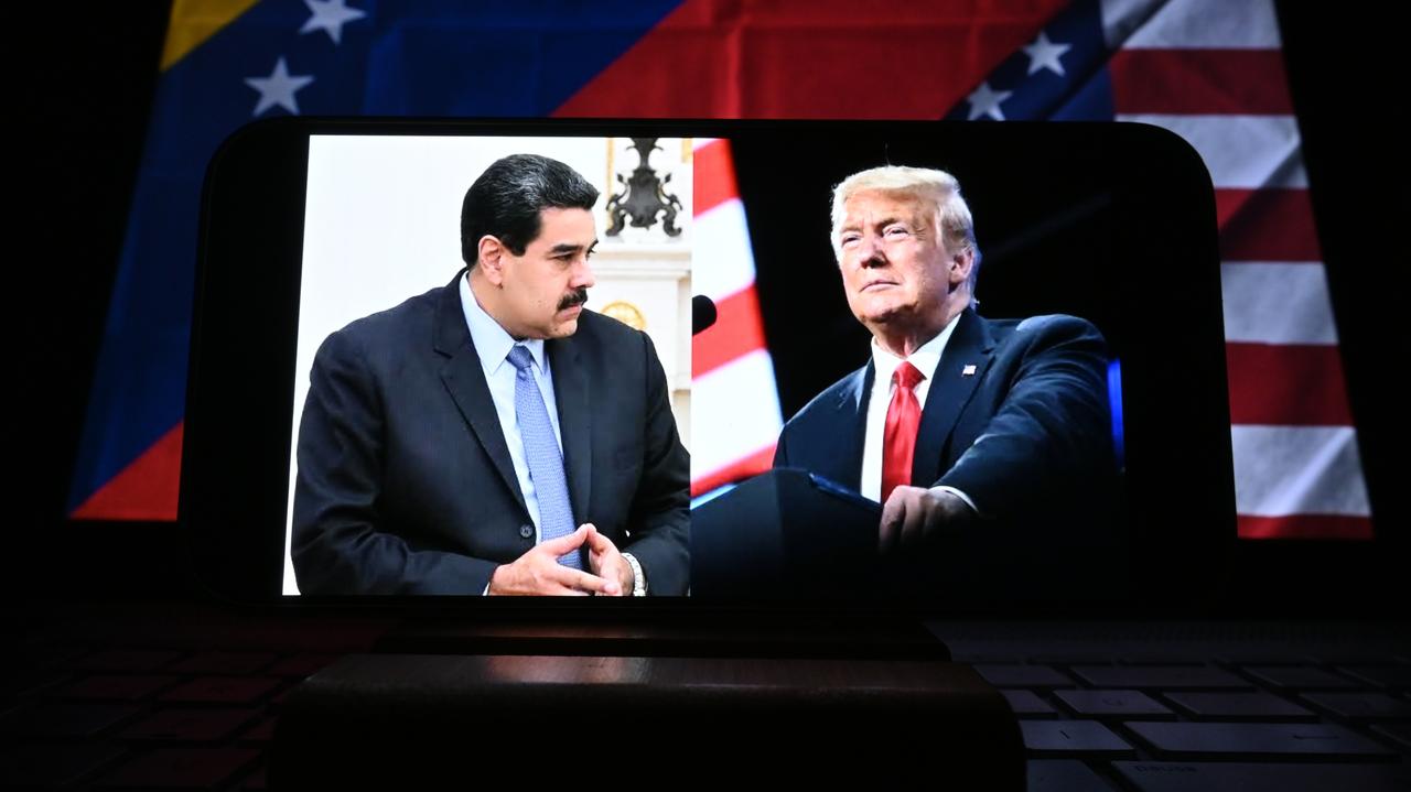 Zapowiadał, iż przekaże "coś bardzo konkretnego". Trump "rozmawiał z Maduro"