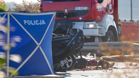 Reszki. Mieszkańcy postawili przy drodze "drewnianego policjanta". Żeby poprawić bezpieczeństwo (6.10.2023)