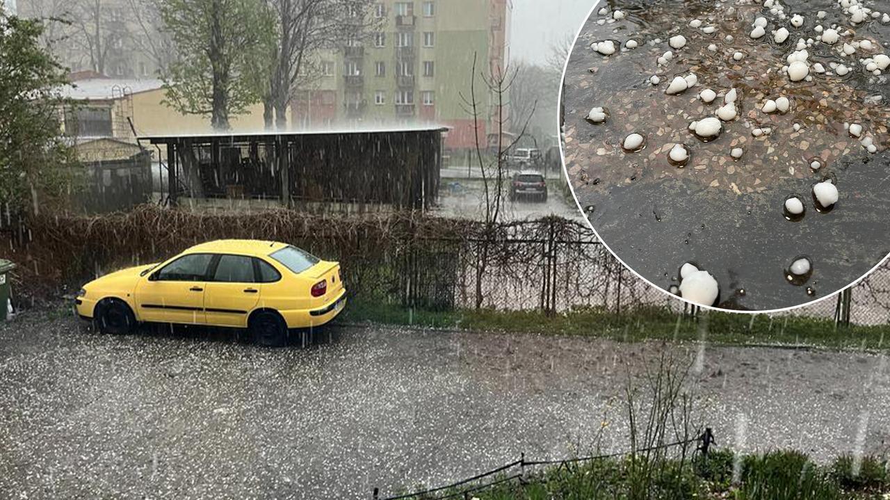 Grad, ulewy, silny wiatr. Pierwsze interwencje po burzach